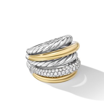 David Yurman DY Mercer? Multi Row Ring in Sterling Silver