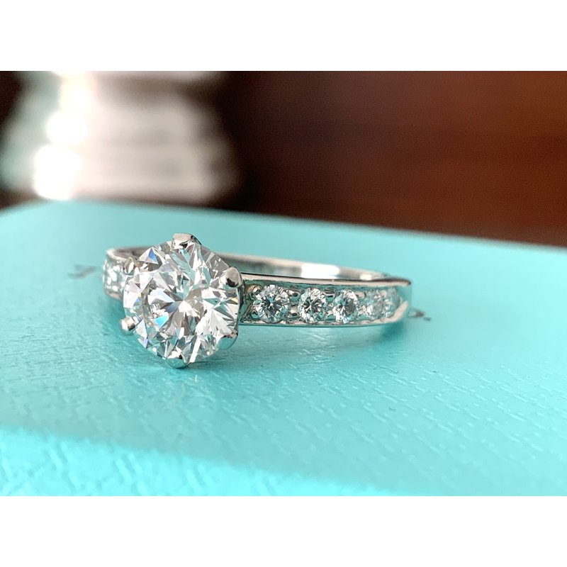 Tiffany Diamond Engagement Ring on Sale