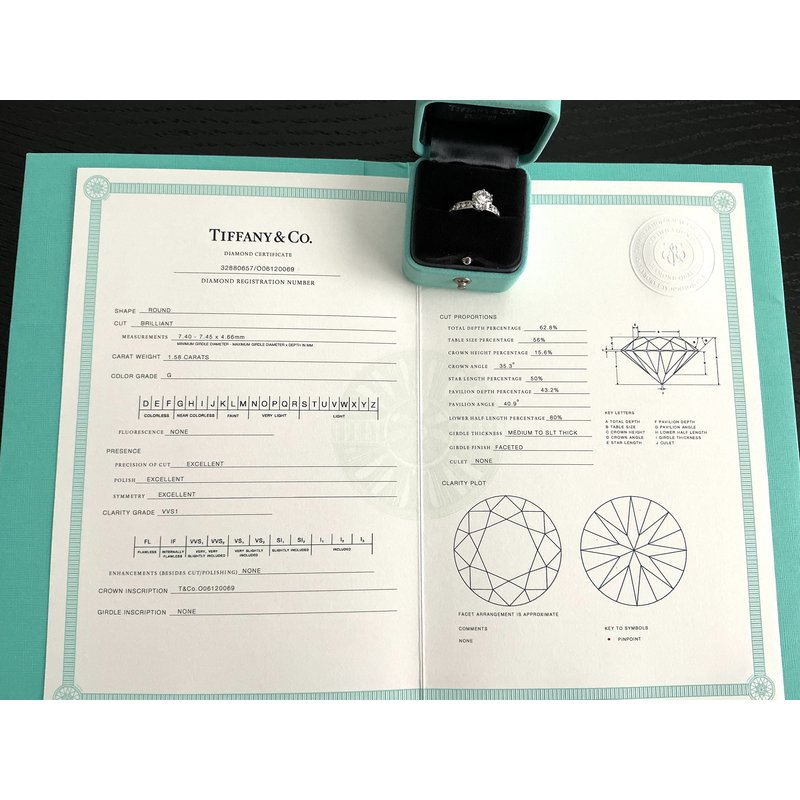 Tiffany Diamond Engagement Ring on Sale