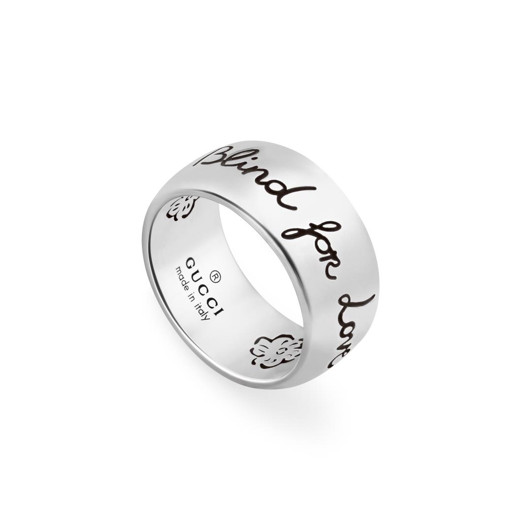 ゆり♪様【極美品】GUCCI Blind for LOVE ナローリング 10号 Gucci Blind For Love Band Ring | Neiman Marcus