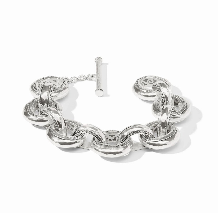 Julie Vos Cannes Demi Silver Link Bracelet 001-415-15295 - Kelley