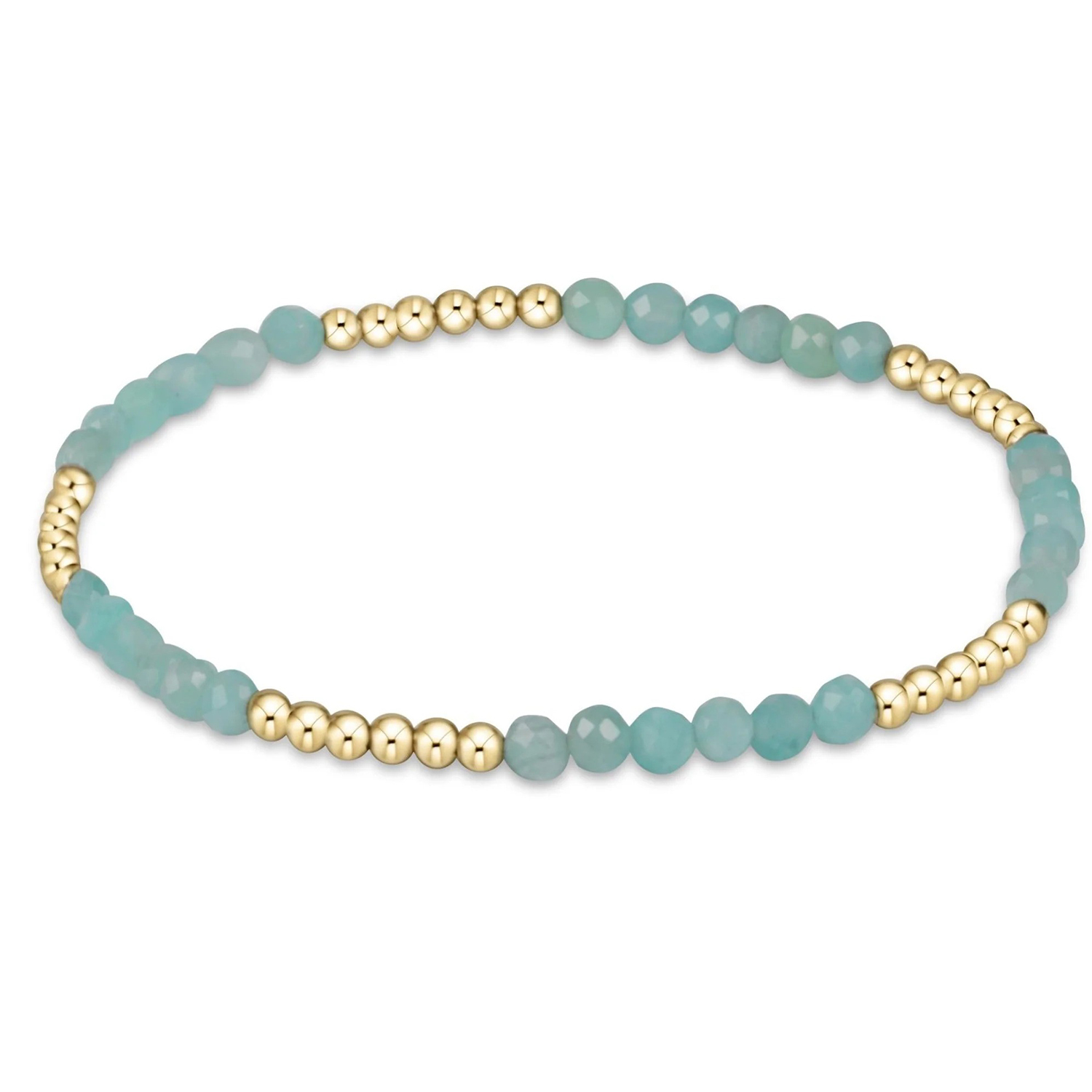 ENewton Design Blissful Pattern 2.5 mm Bead Bracelet - Amazonite