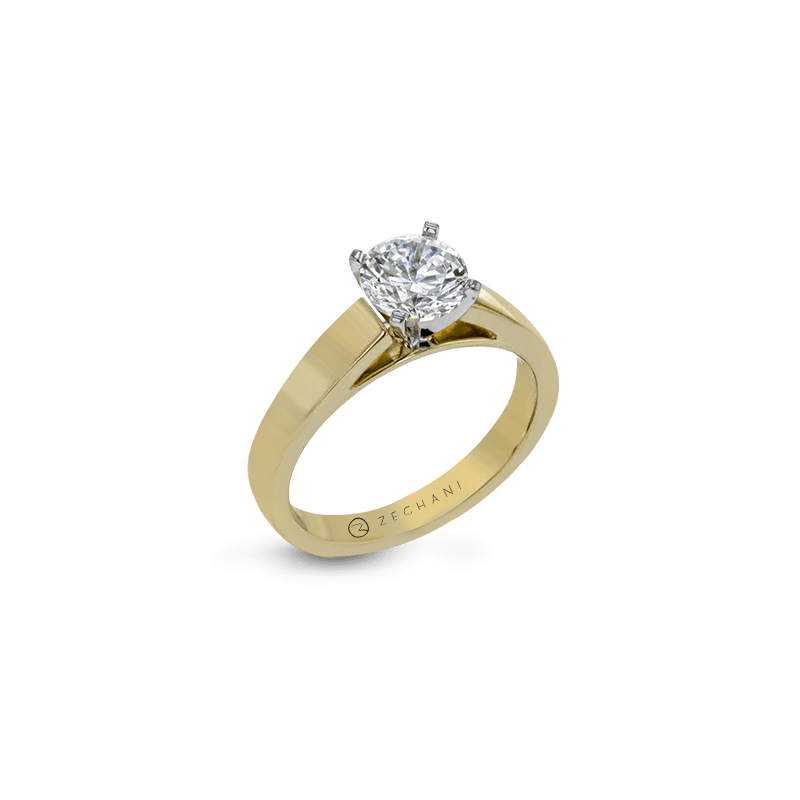 Zeghani 14 Karat Solitaire Engagement Ring 420-00128 Family Co