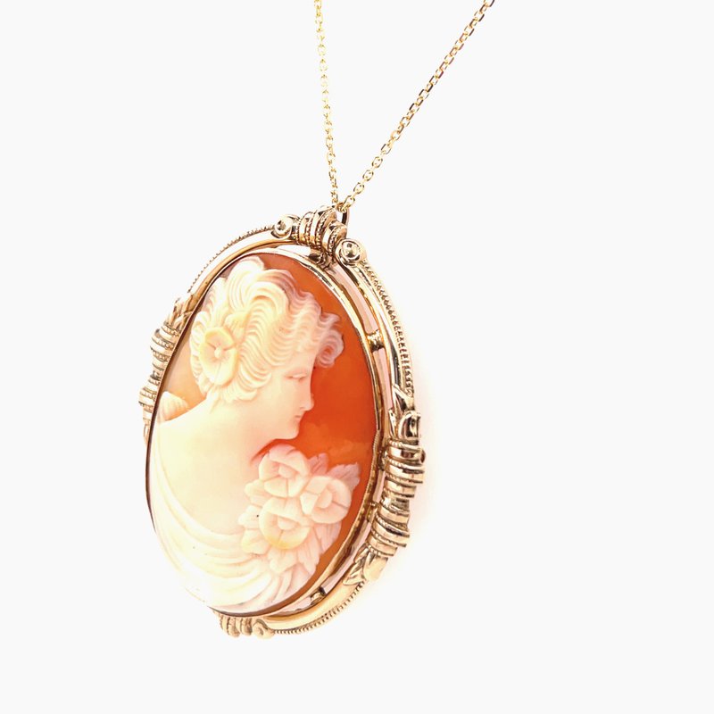 Estate Department Hand Carved Cameo 500-00348 - Family & Co. Jewelers