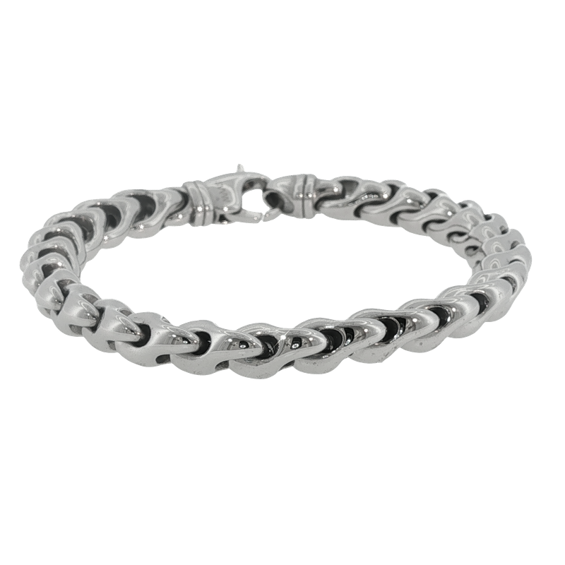 Family & Co. Stainless Steel Link Bracelet 8.5