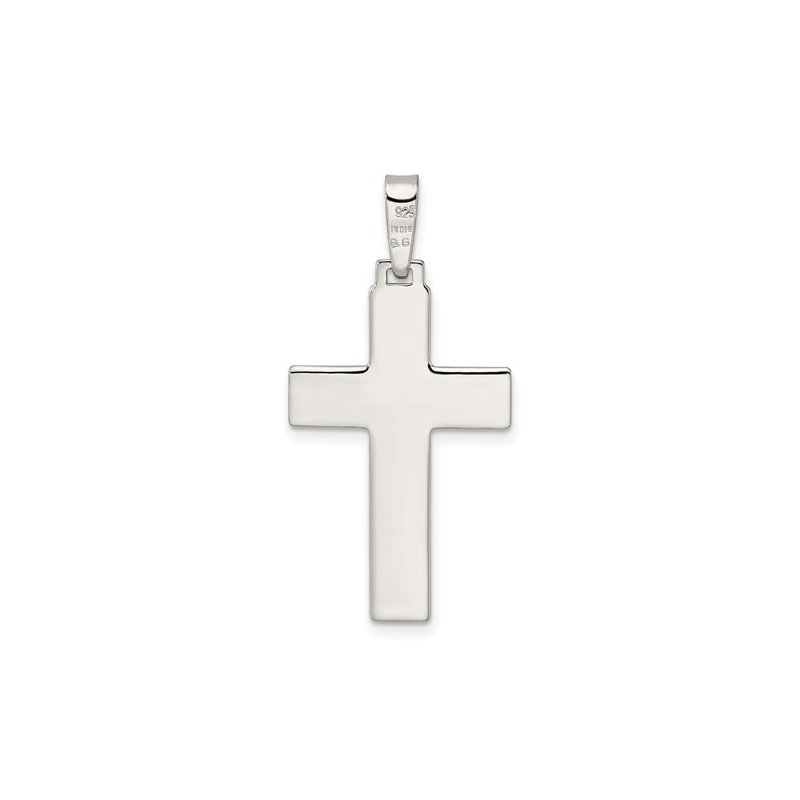 FREEDONIA,新品,AOR,CHRISTOPHER CROSS Sterling Silver 1 3/8in St Xenia Orthodox Cross & 24in Chain
