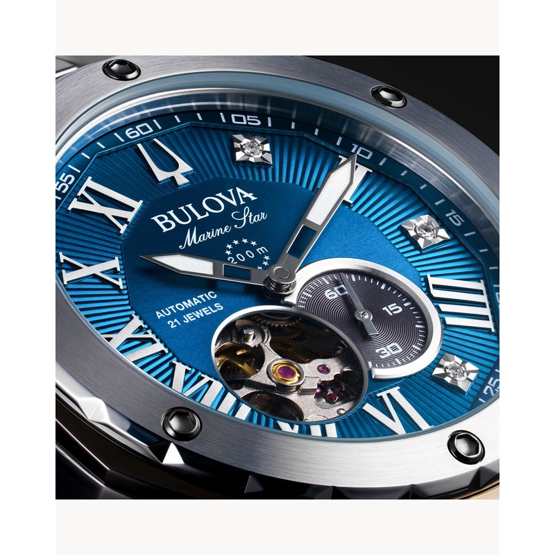 Orologio da uomo Bulova Marc Anthony CURV Cronografo Cinturino in gomma
