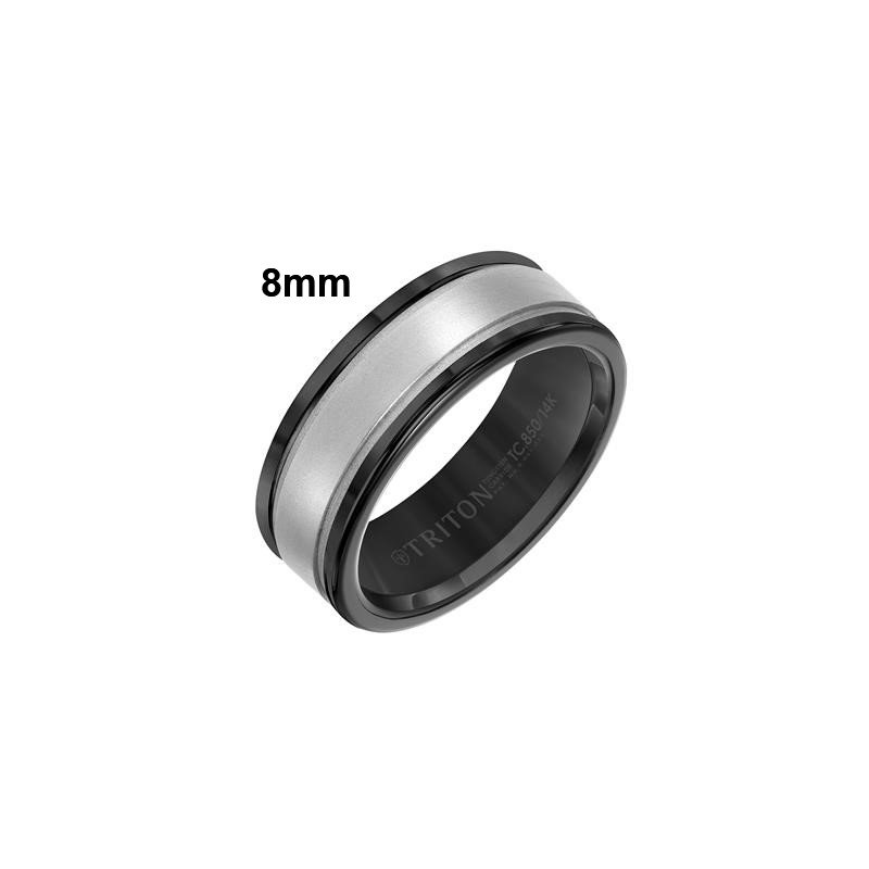 Triton Tungsten Carbide Ring Tc 850 Metal Triton Men's Brushed