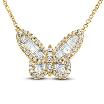 Coucke＆Libeco 5枚セット Family & Co. .25cttw Diamond Clover Necklace 18