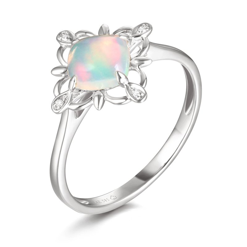 Luvente 14 Karat Diamonds Opal 200-00623 Family Jewelers