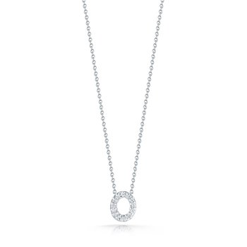 Roberto Coin Inc. Tiny Treasures Collection Diamond Necklace in G-J 160-03221