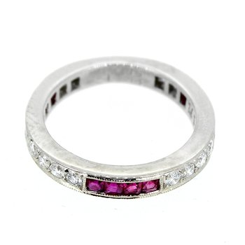 Ruby & Diamond Band 41525