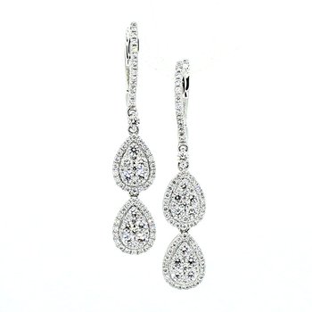 Diamond Drop Earrings 51571
