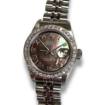 美品 VERSACE VAIシリーズ ウォッチ スワロフスキークリスタル ローマ Versace Versace Watch with Greek Key Design 505-940 - DECOR