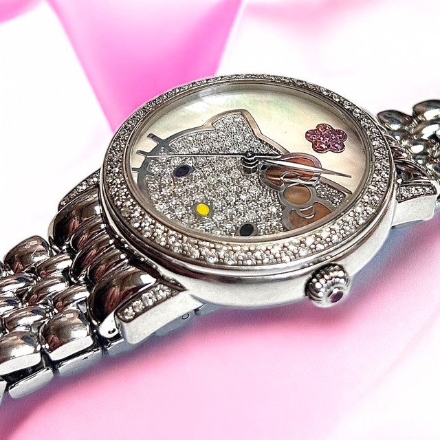 Decor Kimora Lee Simmons Hello Kitty Diamond Watch 505-1016