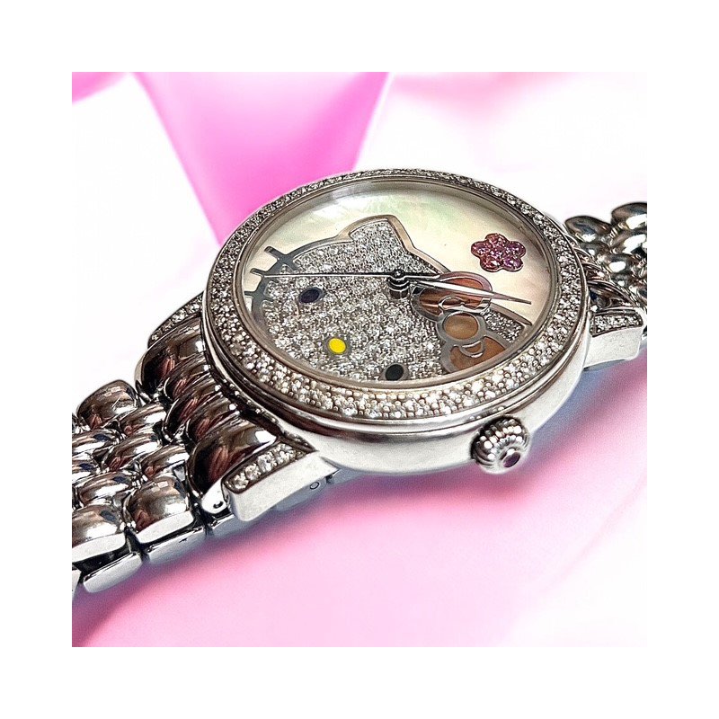 Decor Kimora Lee Simmons Hello Kitty Diamond Watch 505-1016