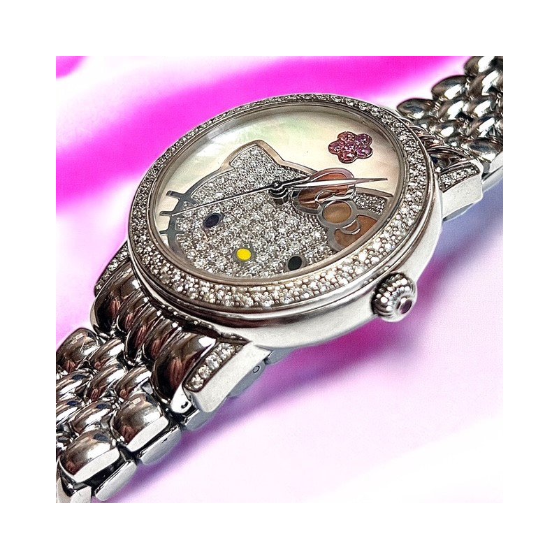 Decor Kimora Lee Simmons Hello Kitty Diamond Watch 505-1016