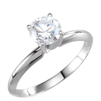 Round Solitaire Engagement Ring Mounting 58376