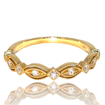 Vintage Inspired Diamond Band  52654