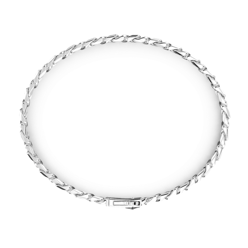 Zancan Silver Curb Chain Bracelet EXB884 - D.C. Taylor Jewellers