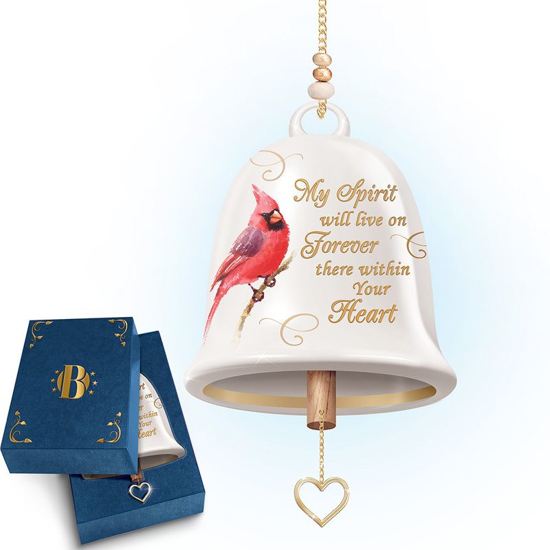Bradford Exchange Heavenly Messenger Keepsake Bell 01-40349