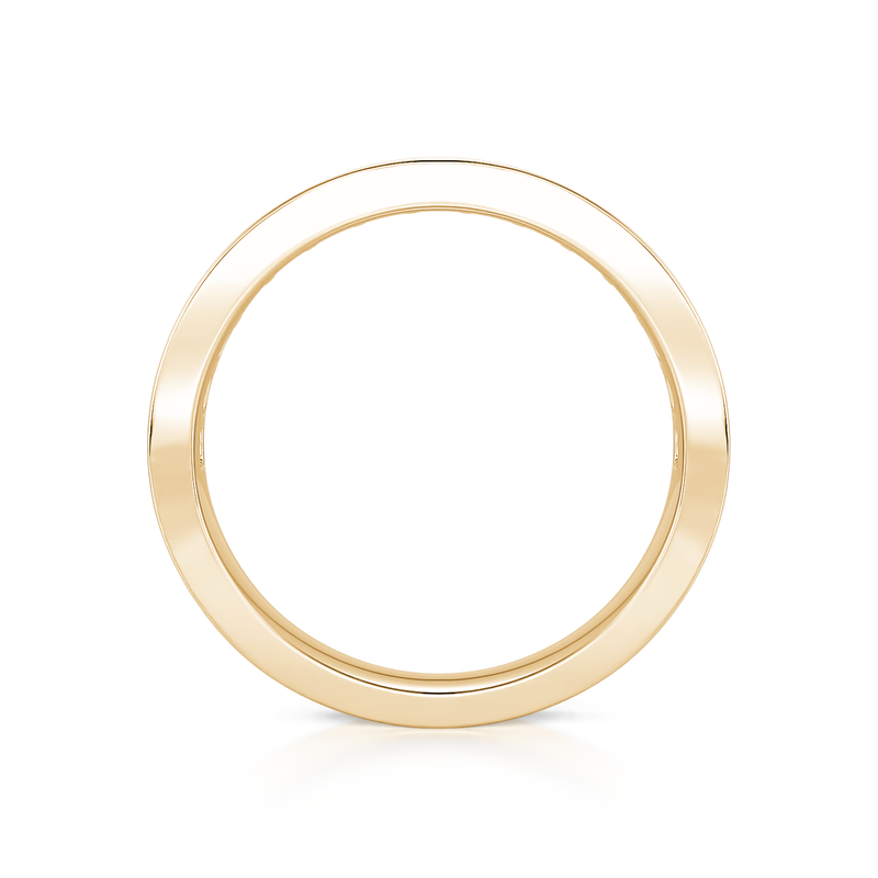 Greenberg's 14k yellow gold 0.50ctw channel set diamond