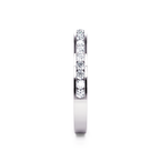 Greenberg's 14k white gold 0.25ctw channel set diamond anniversary band ANQT0946