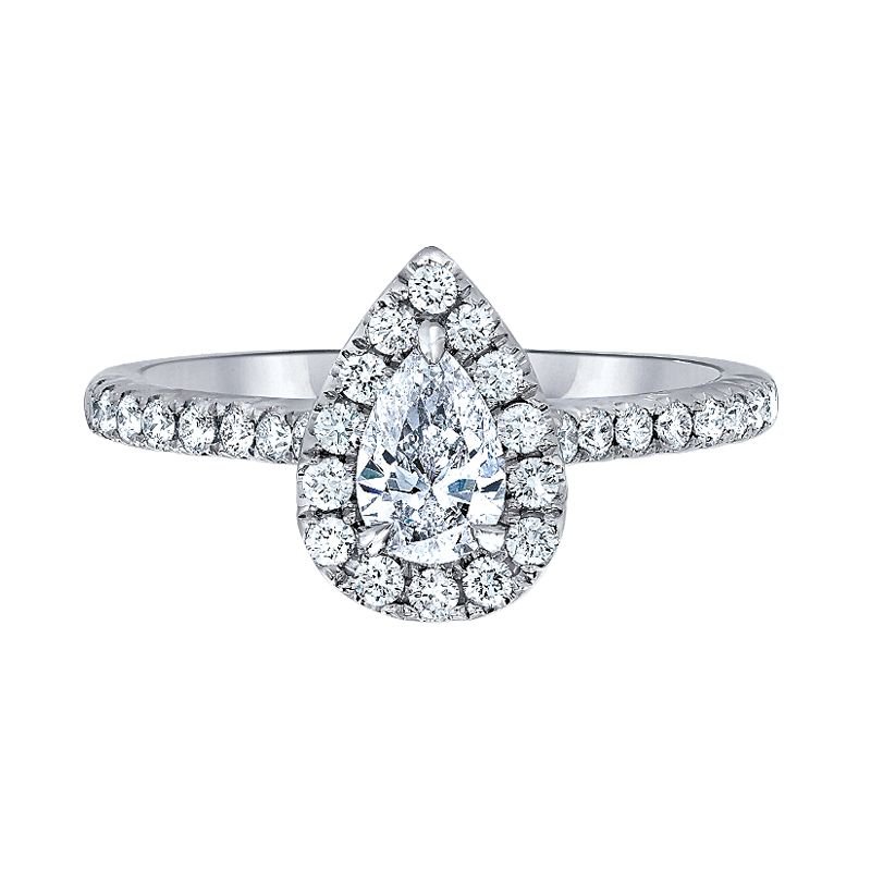 Gabriel & Co. 14 Karat Solitaire Round Diamond Engagement Ring  ER15802R4W44JJ – Beeghly & Co.