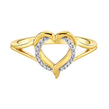 Shy Creation 14k two-tone yellow and white 0.71ctw diamond