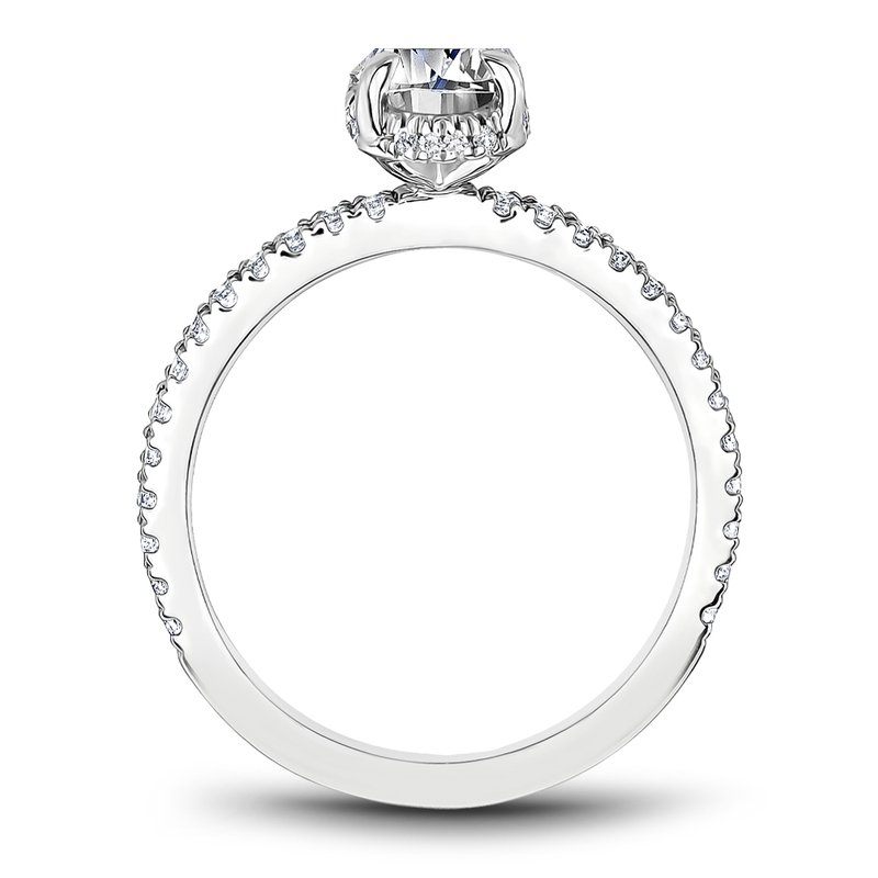 Noam Carver 14KT 0.28CTTW ROUND DIAMOND SEMI-MOUNT B264-01A