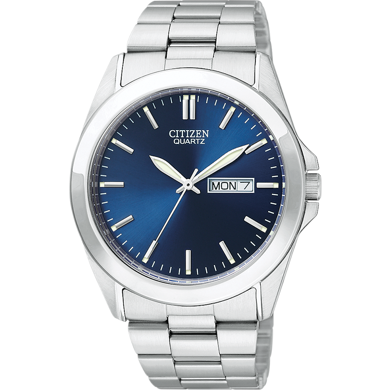 Citizen Classic Quartz Watch with Blue Dial BF0580-57L Herbin