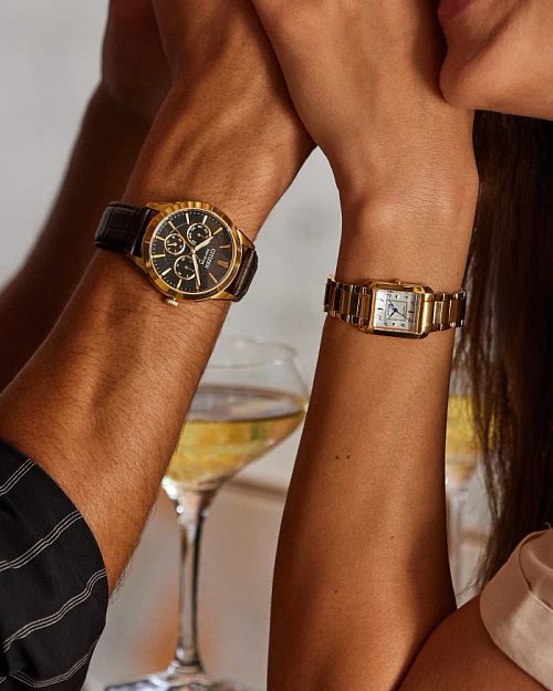 Gold Bianca Eco-Drive Watch