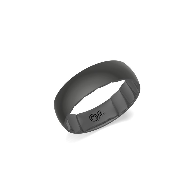 CrownRing MFit Black Rhodium Wedding Band MFTD-S-610KBRH-HP - Herbin ...