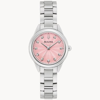 Bulova Classic Quartz Watch with Black Dial 96B149 - Herbin Jewellers
