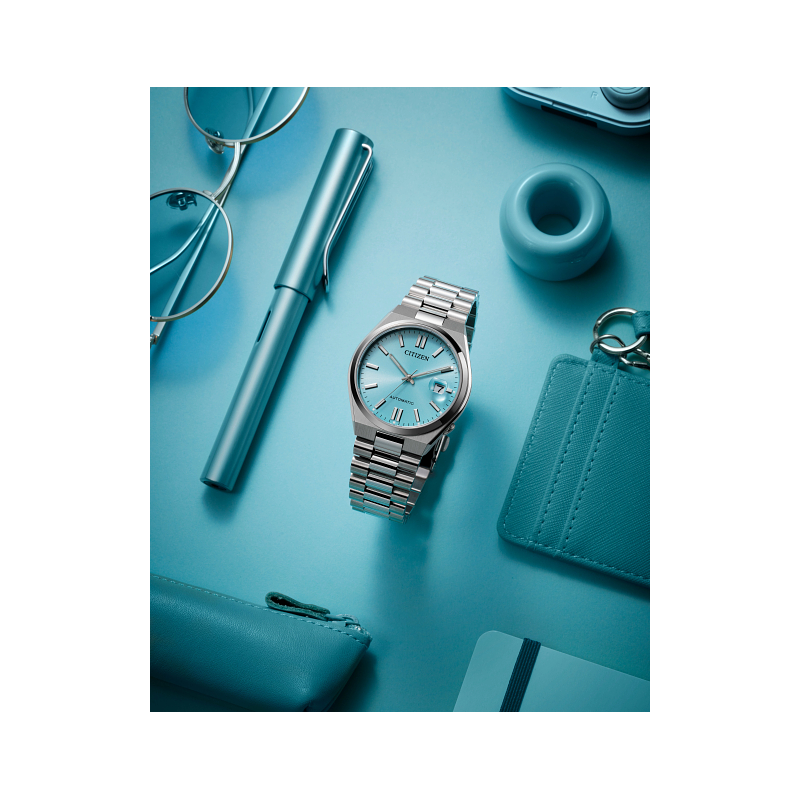 Citizen Tsuyosa Automatic Watch with Aqua Dial NJ0151-53M Herbin