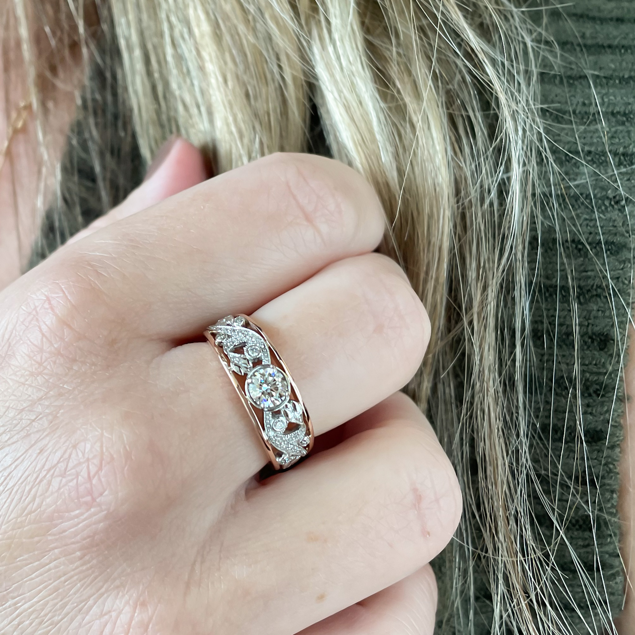 HJ Diamond Collection Enchanted Garden Canadian Diamond Ring