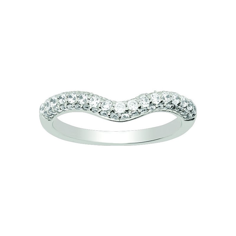 Custom Curved Wedding Band to fit your ring 565-04349 - R.C.