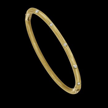 CHIEKO +  caviar bangle †  gold B1763 14KY 10mm FH Trad Style Kahili sz7.75 