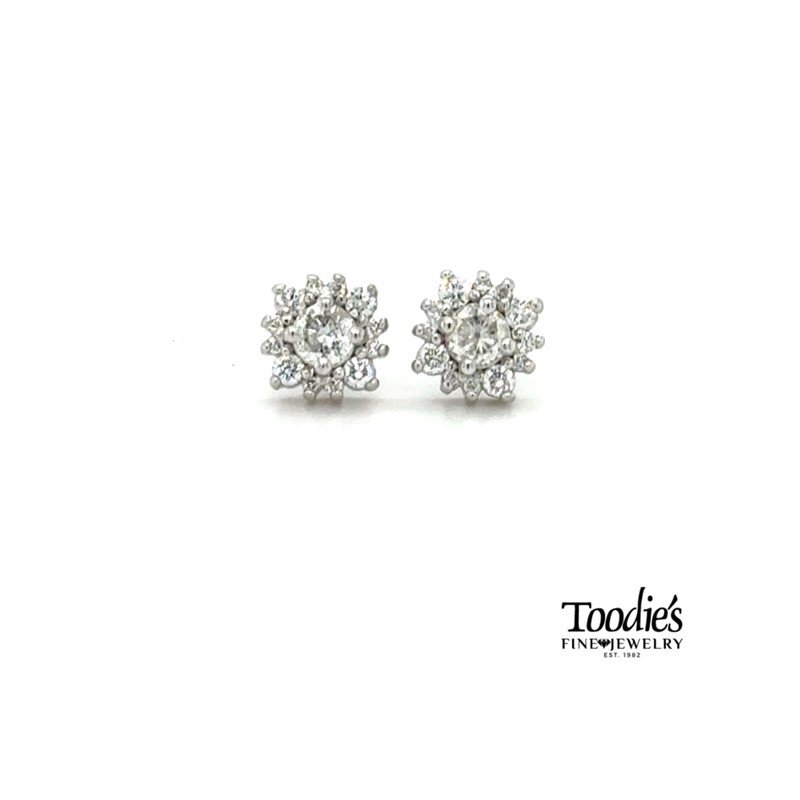 Toodie's North Star Diamond Stud Earrings 150-00443 Toodie's