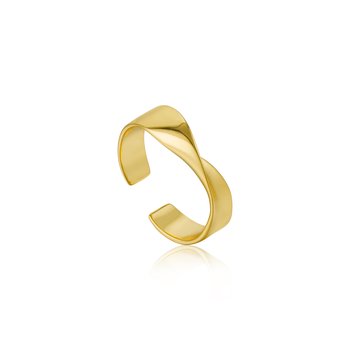 Gold Helix Adjustable Ring 615-00212