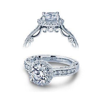 Signature Collection Oval Diamond Double Halo Split Shank