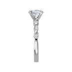 Signature Collection 14k White Gold Marquise & Round Brilliant Diamond Mounting 48230