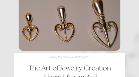 Expert Jewelry Crafting at Cheryl Burchell Goldsmiths in CDA - Heart Of Awl