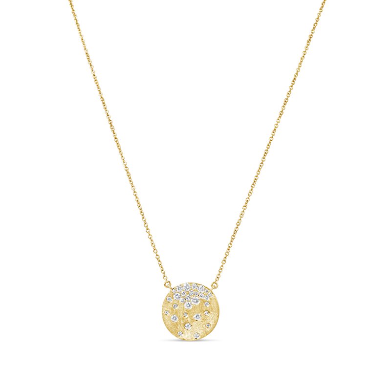 Vintage Diamond Confetti Line Necklace