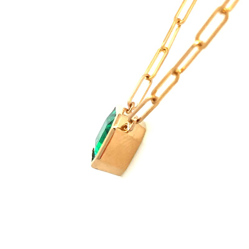 アクセサリー EMERALD Emerald Beaded Necklace with Sterling Silver Accents – Jan