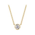 De Beers Forevermark The Forevermark Tribute™ Collection Round Diamond Necklace NK1300