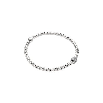 18KW EKA Flex'it Bracelet with Pave Rondelle GBF03908