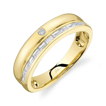 14K .32CT Diamond Baguette Band DRM01330