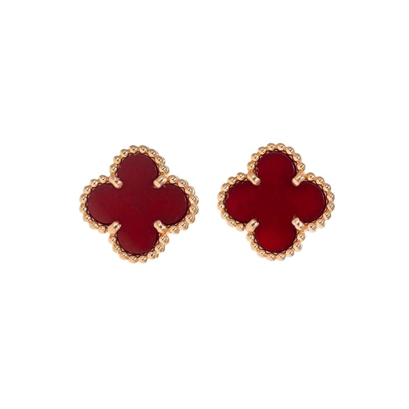Van Cleef & Arpels SWEET ALHAMBRA ピアス【ランク:A】 Van Cleef & Arpels Sweet Alhambra 18K Yellow Gold Mother of