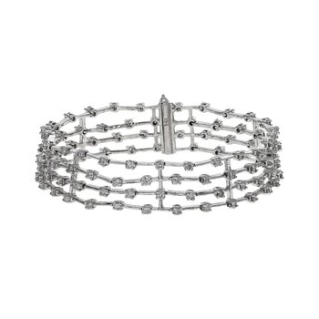 Four Row Diamond Bracelet EUBRA00222